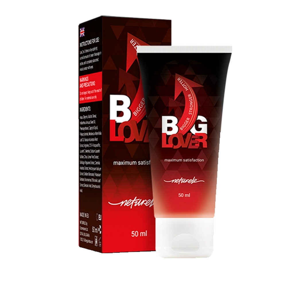 Big Lover Penis Büyütücü Krem – Güçlü Etki, Kalıcı