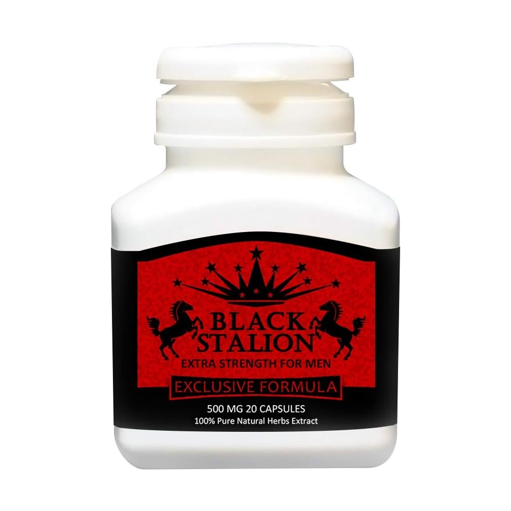 Black Stallion Extra Strength for Men Kapsül – Cinsel Performans Artırıcı