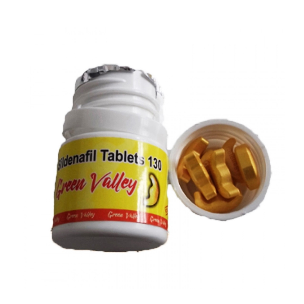 Sildenafil Tablets 130mg Green Valley Sarı – Cinsel Performans Artırıcı