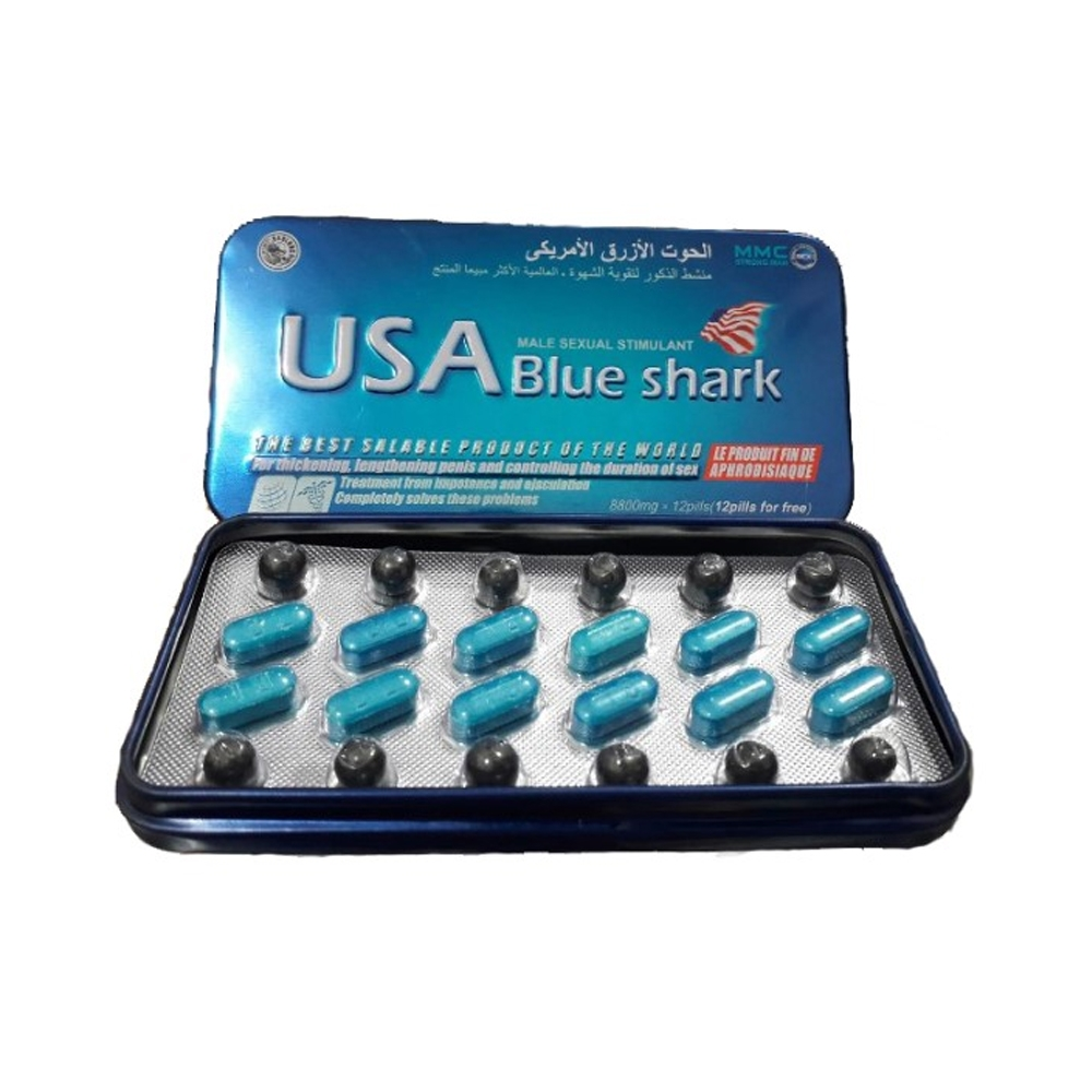 USA Blue Shark 12’li Sertleştirici Hap – Cinsel Performans Artırıcı
